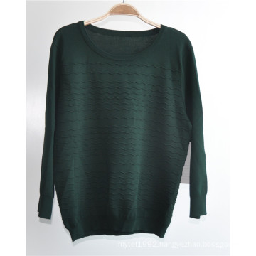 Ottoman Design Round Neck Knit Women Sweater